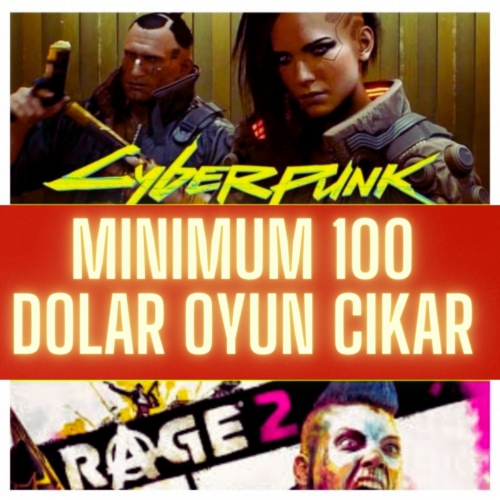  MİNİMUM 100 DOLAR OYUN ÇIKAR